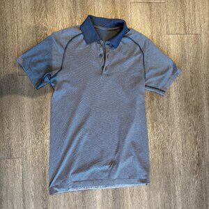 Men's Lululemon Metal Vent Polo Navy - XS